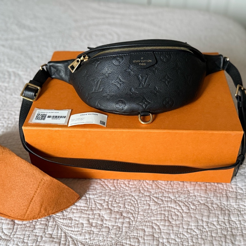 Louis Vuitton Empreinte Leather Bumbag Noir Black M44812